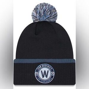 NWOT Washington Nationals New Era Navy 2025 City Connect Official Mens Knit Cap.